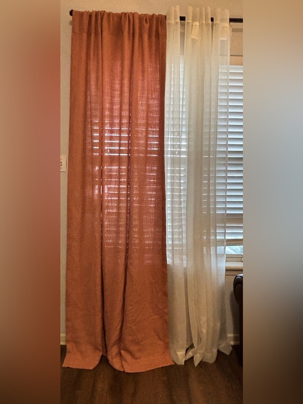 Pink Rodeo Home Window Curtains - 2 Panels
